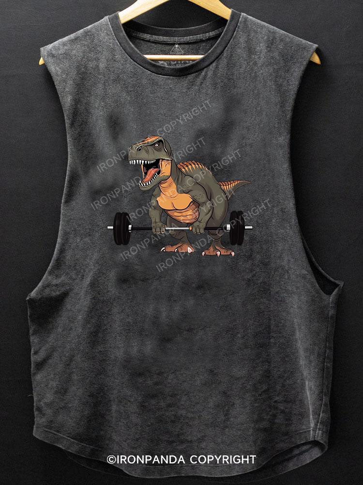 Dinosaur SCOOP BOTTOM COTTON TANK