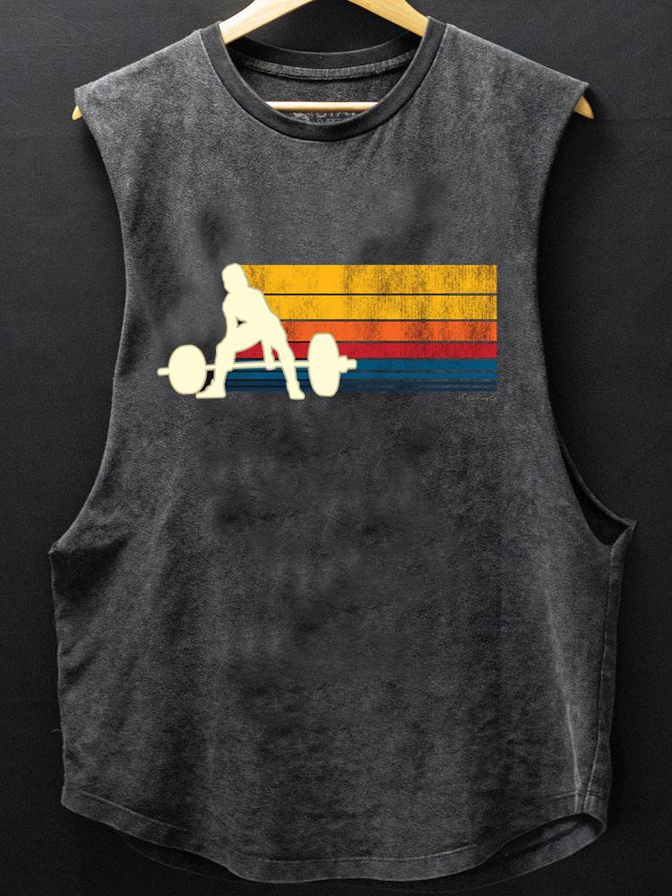 Vintage Deadlifter SCOOP BOTTOM COTTON TANK