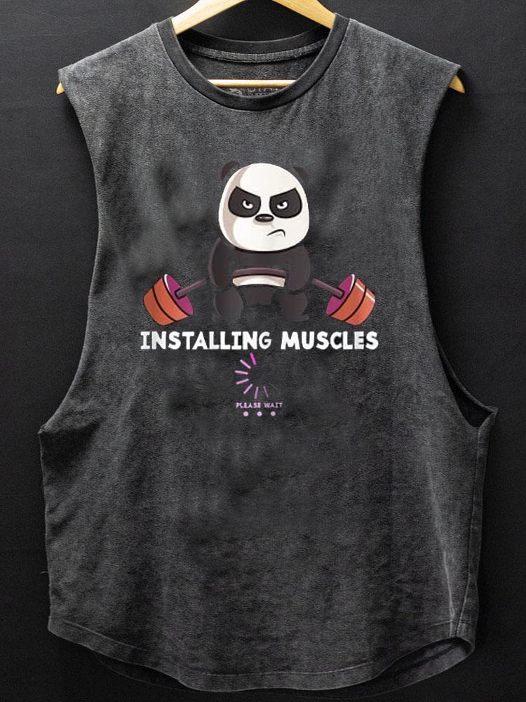 Panda Weightlifting SCOOP BOTTOM COTTON TANK