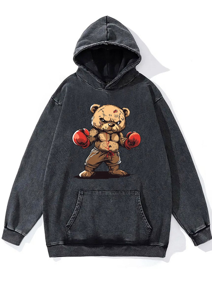 BOXING BEAR Washed Gym Hoodie