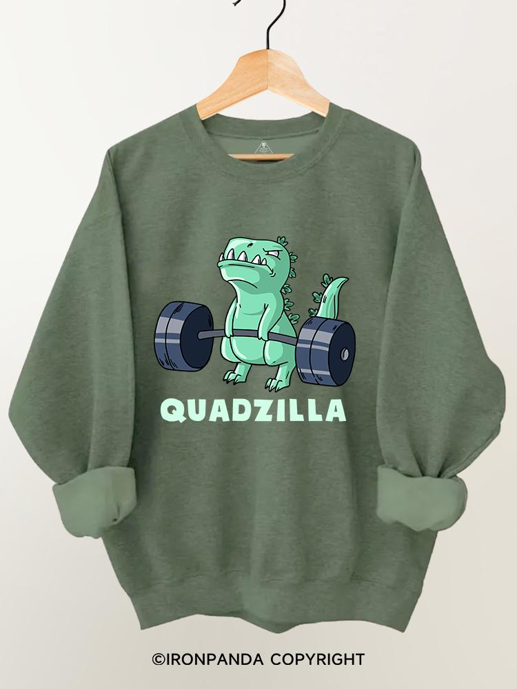 Quadzilla fitness muscle monster Gym Sweatshirt