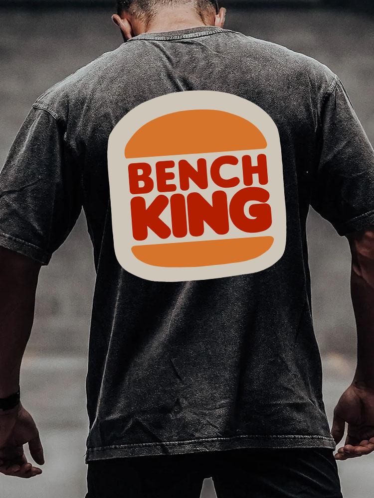 bench king Washed Gym Shirt