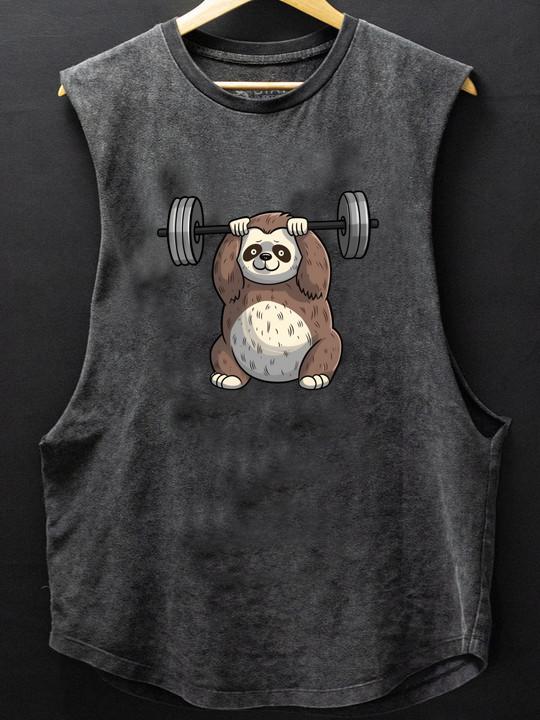 raccoon SCOOP BOTTOM COTTON TANK