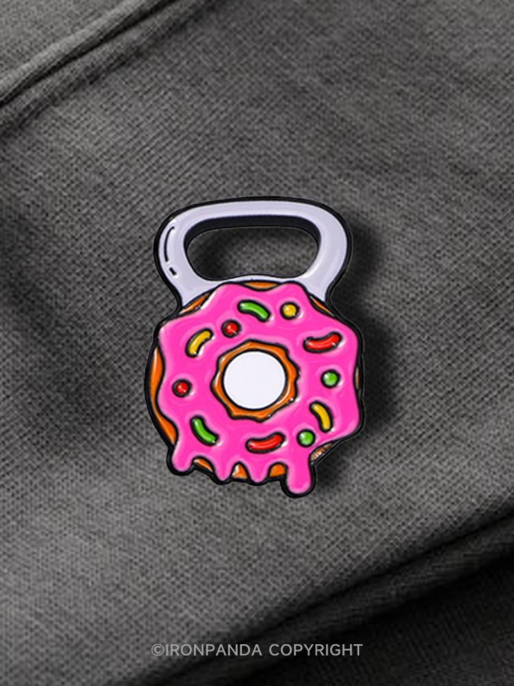 IronPanda Donut Dumbell Pin