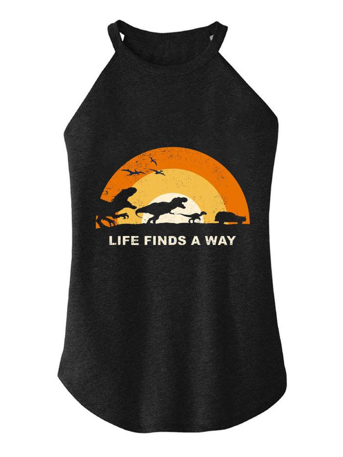 FINDS A WAY TRI ROCKER COTTON TANK