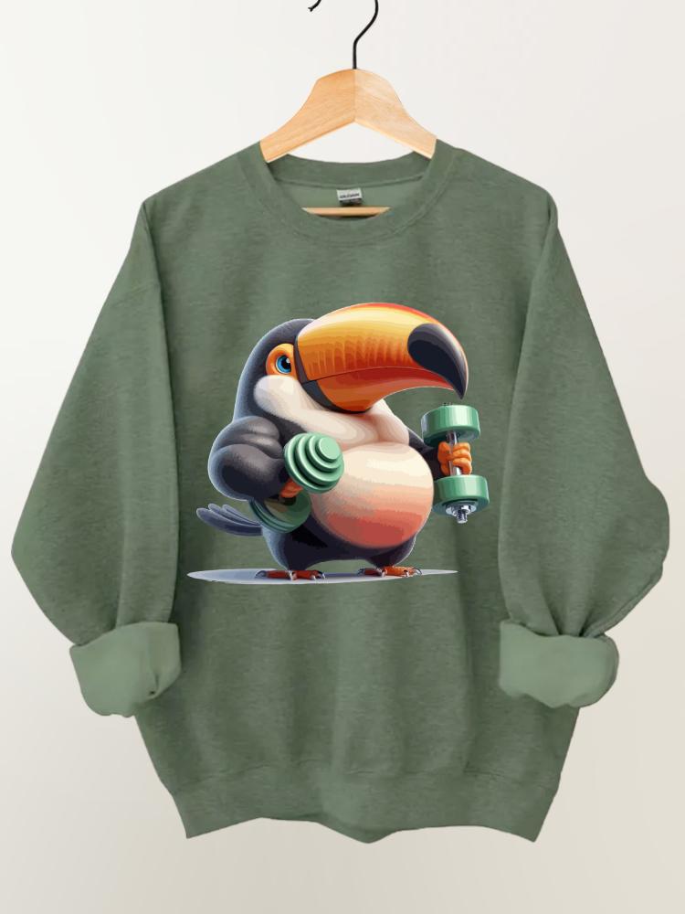 Ironpanda Lift Heavy Toucan Gym Sweatshirt