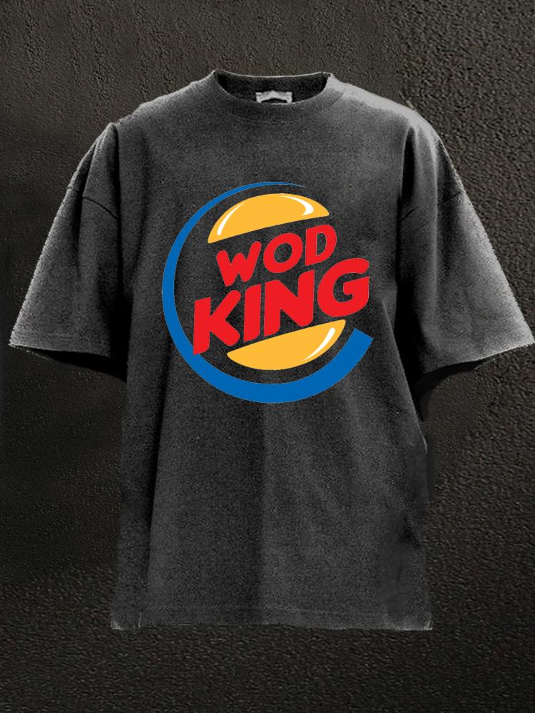 Crossfit WOD King Washed Gym Shirt