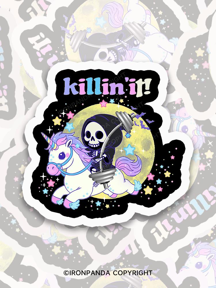 IronPanda KILLIN'IT Sticker