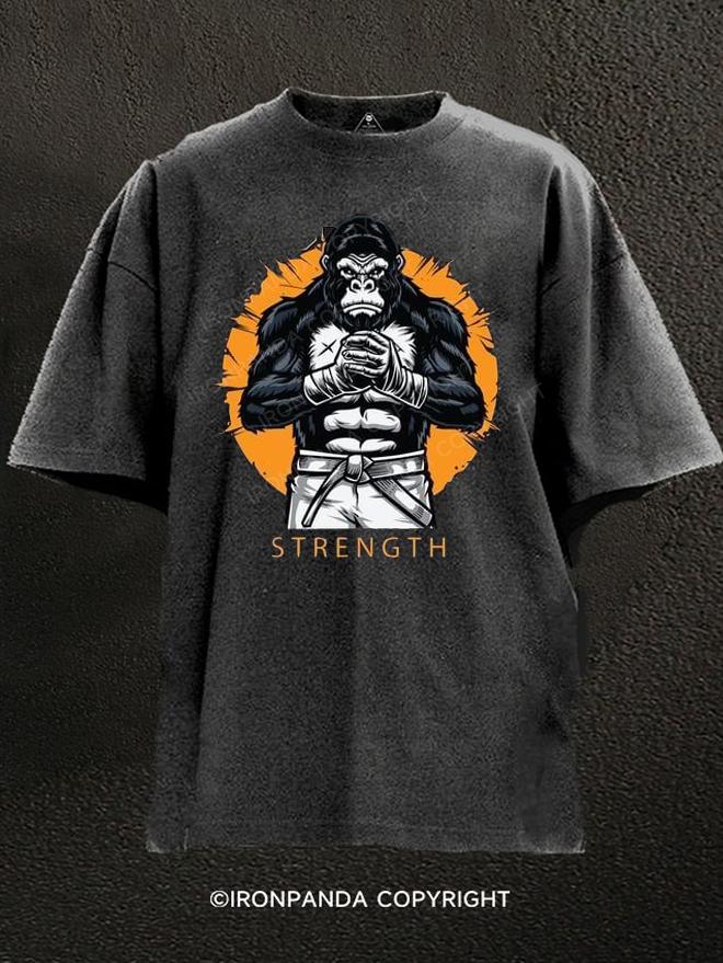 Strength Gorilla Washed Gym Shirt