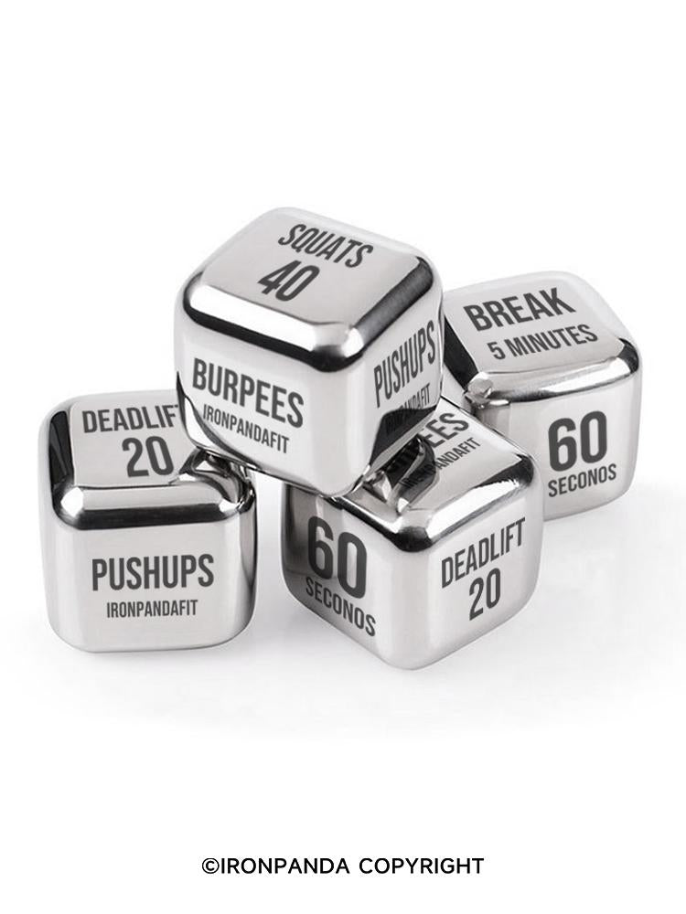 IronPanda Metal Workout Dice