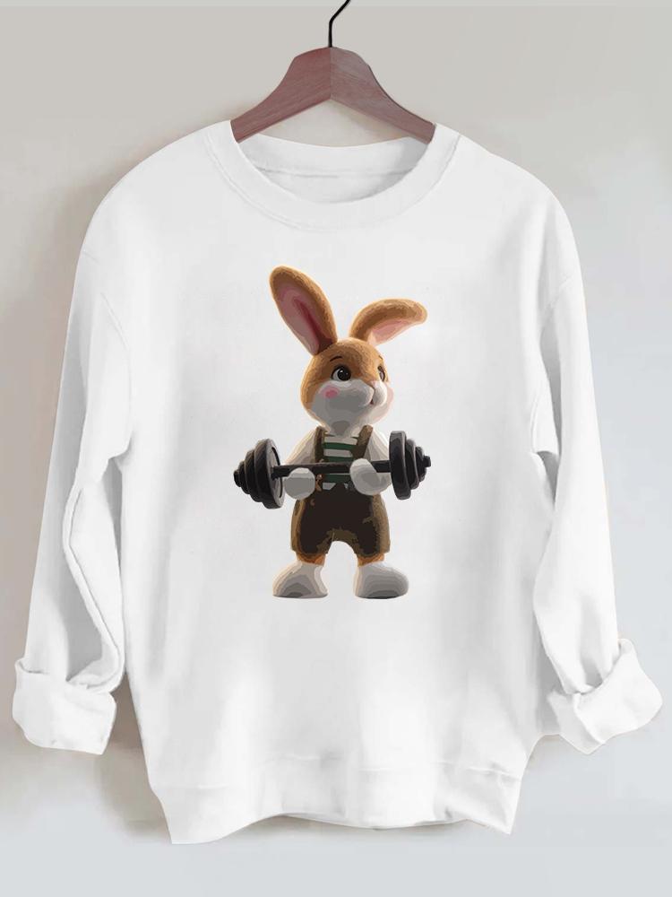 Weightlifting Toy Rabbit Gym Sweatshirt