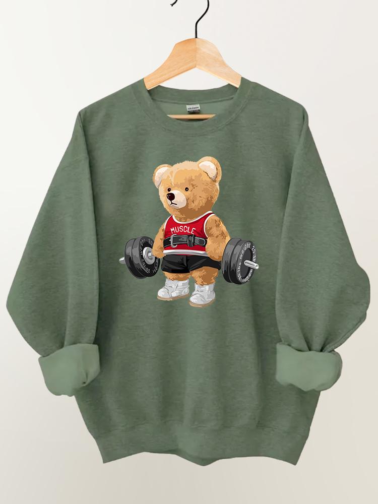 EXERCISE BEAR Gym Sweatshirt