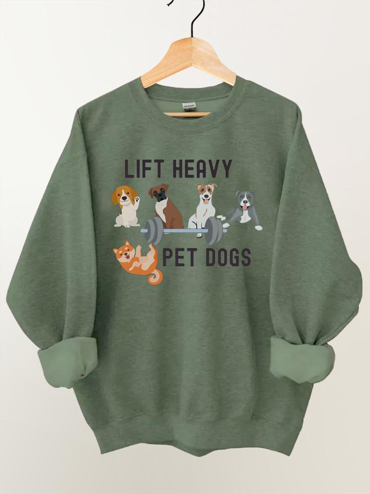 Lift Heavy Pet Dogs Gym Sweatshirt