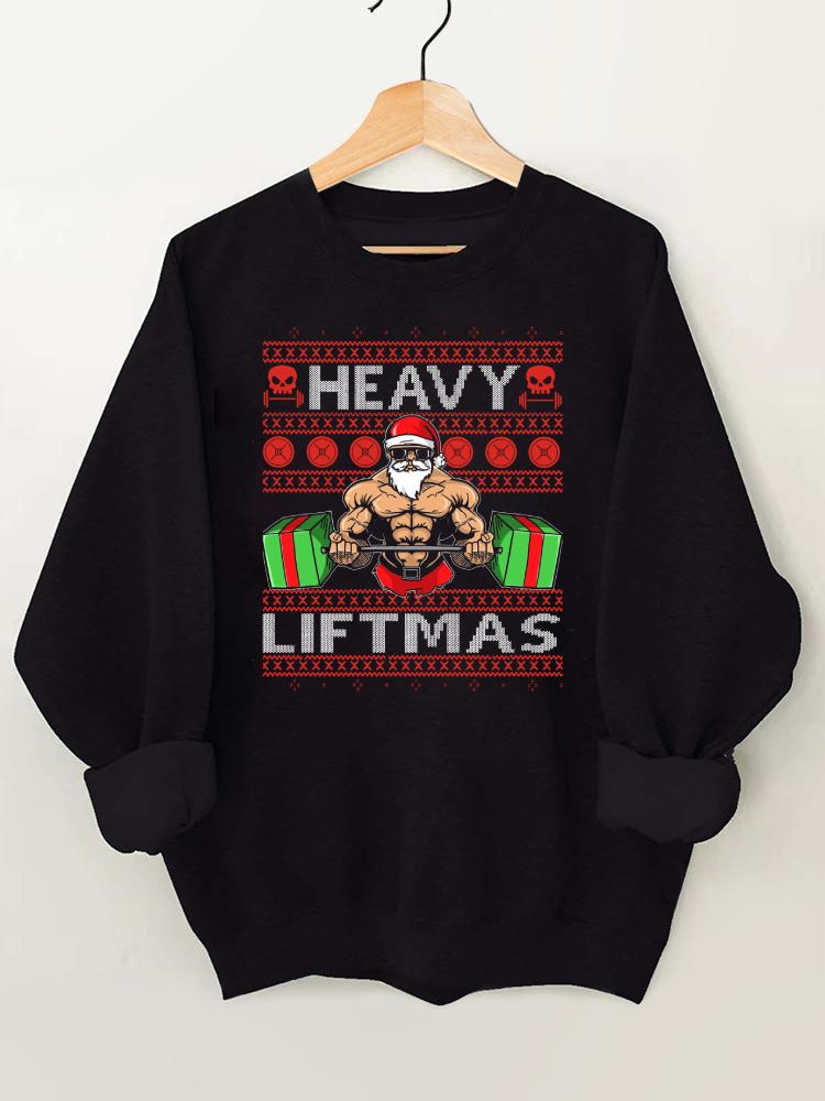 Heavy Liftmas Just Do It Gym Sweatshirt