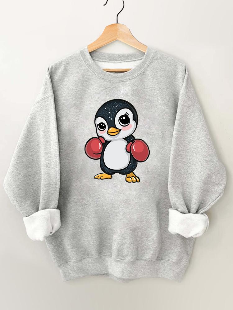 Boxing Penguin Gym Sweatshirt