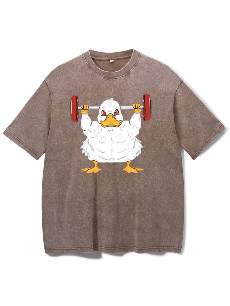 Strong duck Washed Gym Shirt