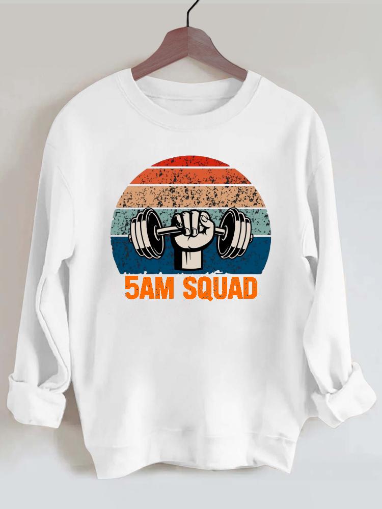 5AM Squad Gym Sweatshirt