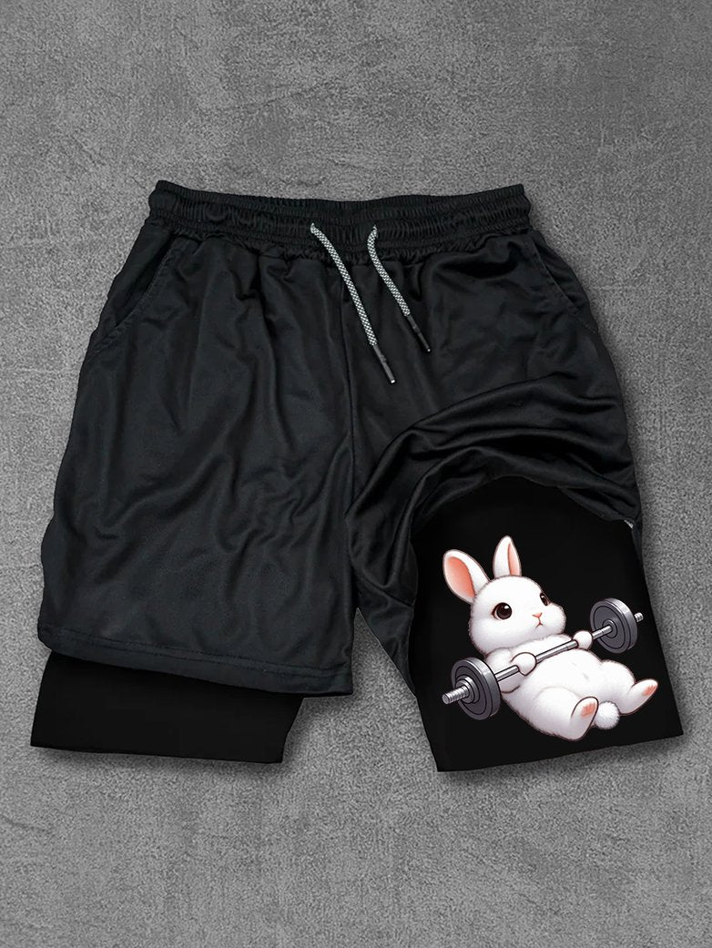 rabbit bench press Performance Training Shorts