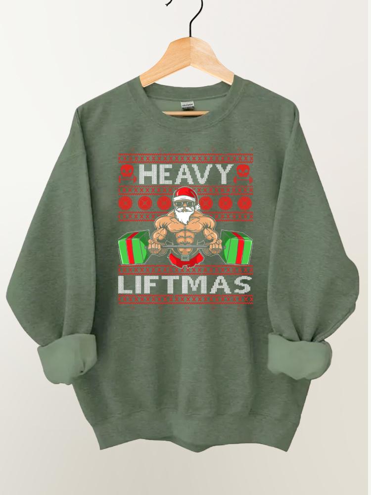 Heavy Liftmas Just Do It Gym Sweatshirt