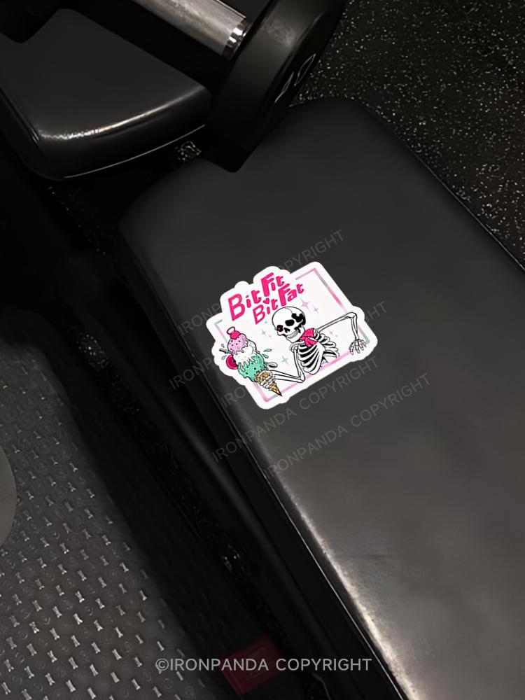 IronPanda BIT FIT BIT FAT Sticker