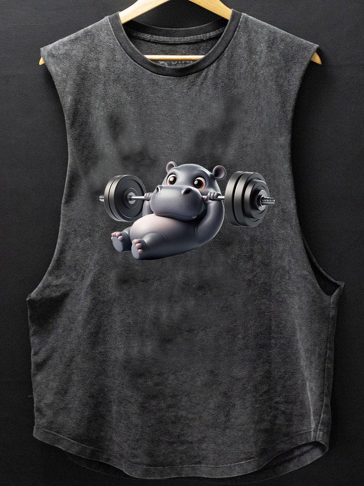 Bench press hippo BOTTOM COTTON TANK