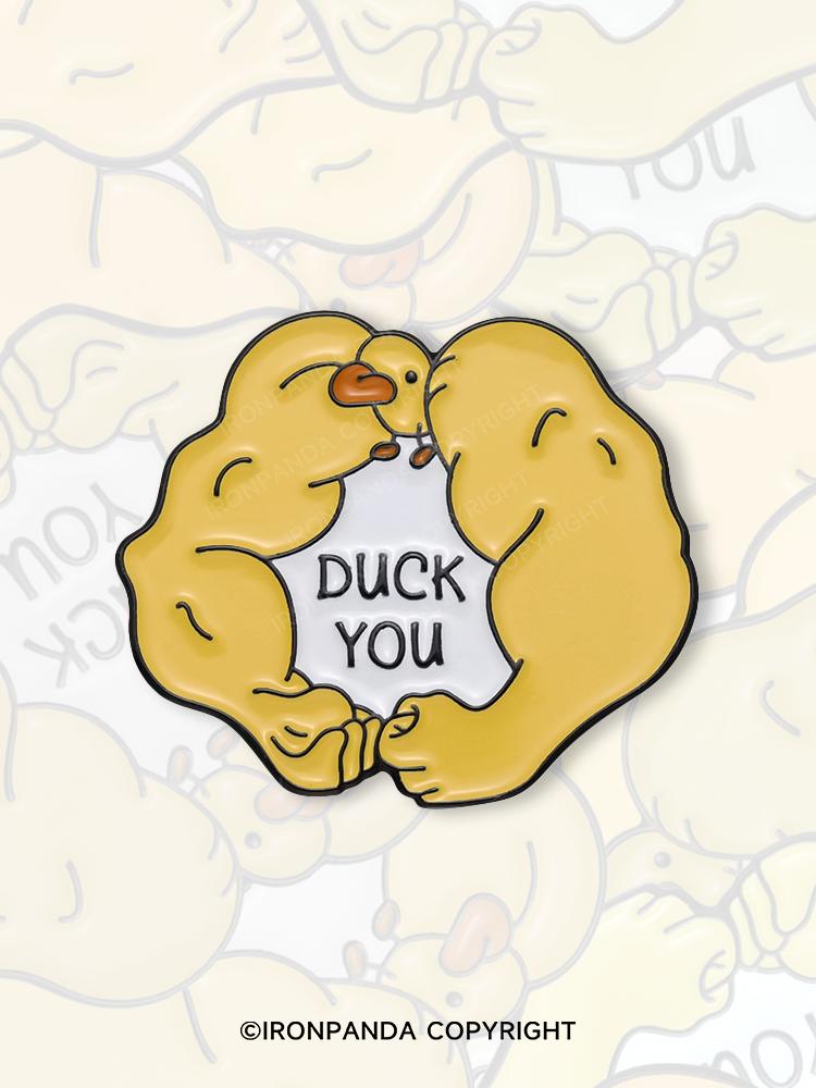 IronPanda DUCK YOU Pin