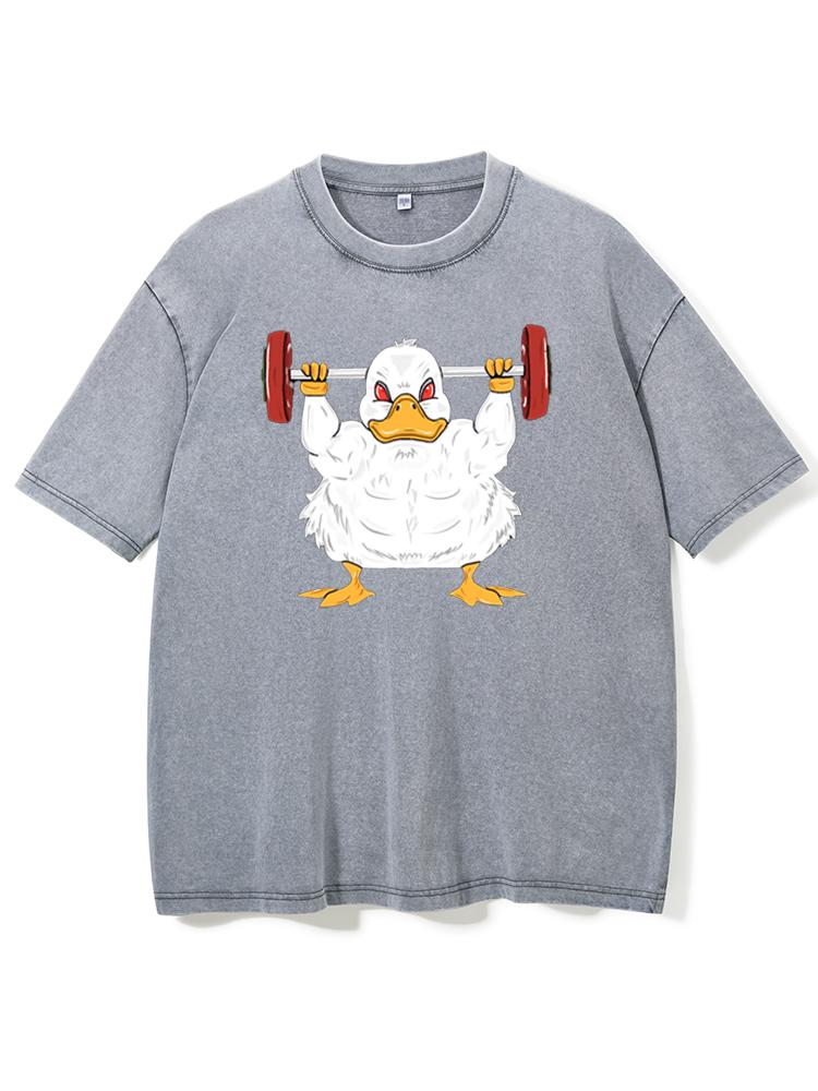 Strong duck Washed Gym Shirt