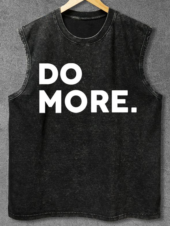 DO MORE Washed Gym Tank