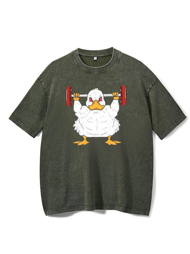 Strong duck Washed Gym Shirt