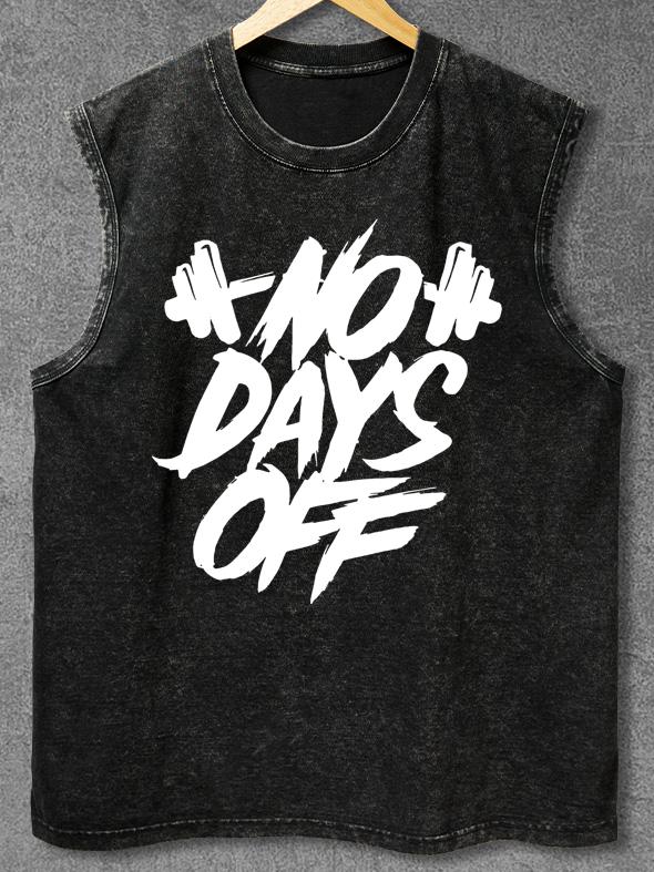 NO DAYS OFF Washed Gym Tank
