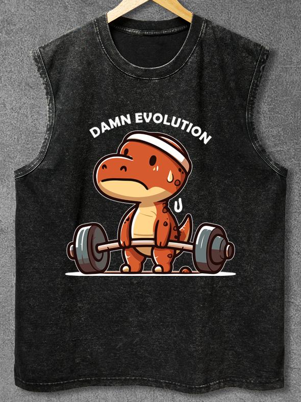 Damn evolution Washed Gym Tank