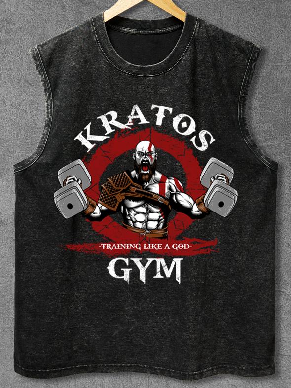 KRATOS Washed Gym Tank