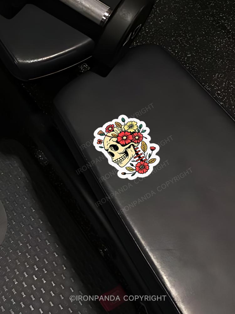 IronPanda skull Sticker