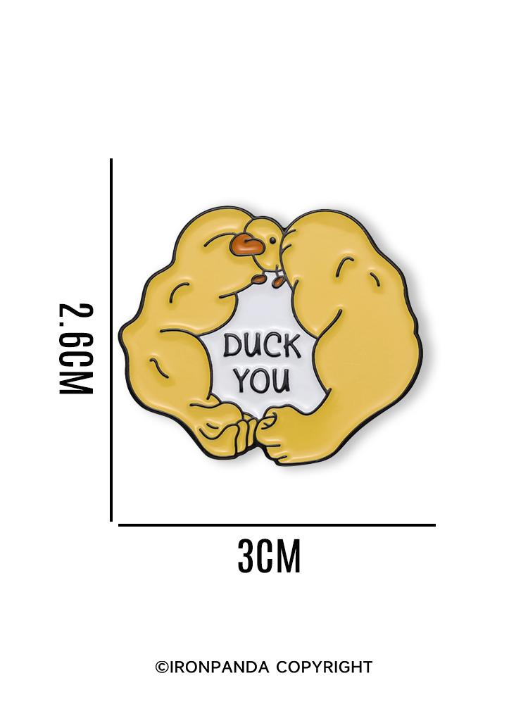 IronPanda DUCK YOU Pin