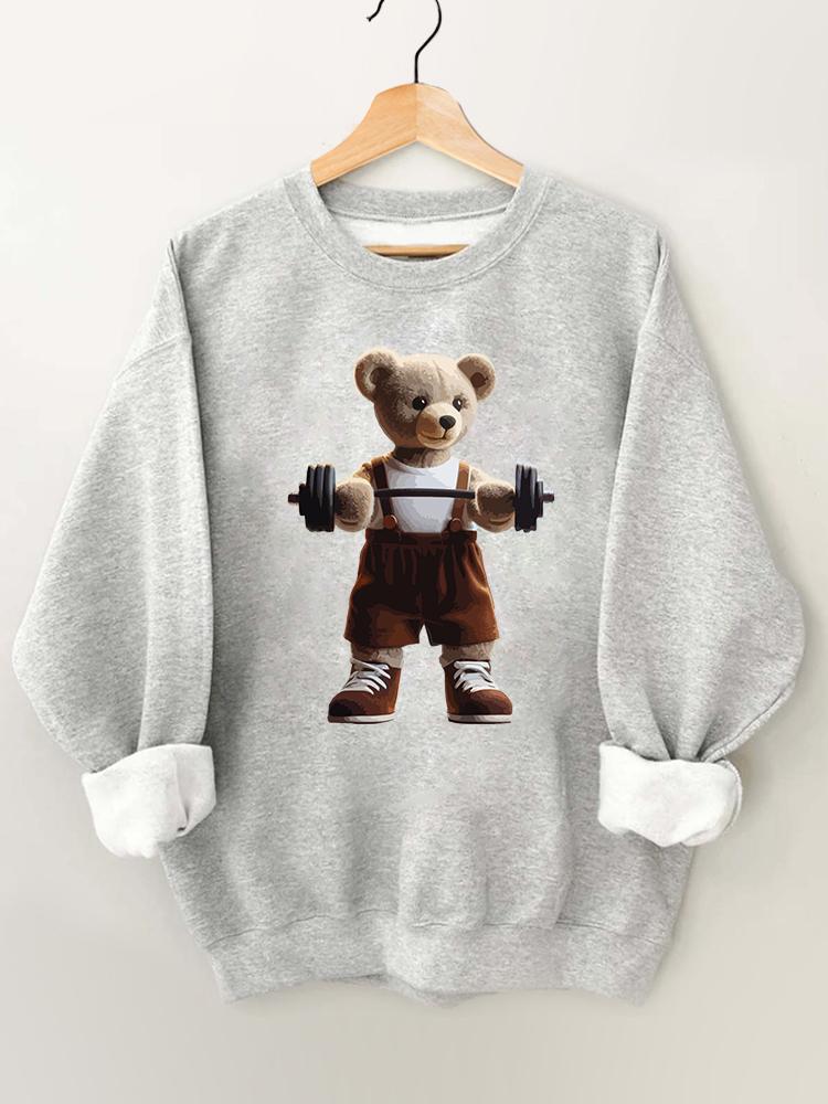 Weightlifting Toy Bear Gym Sweatshirt