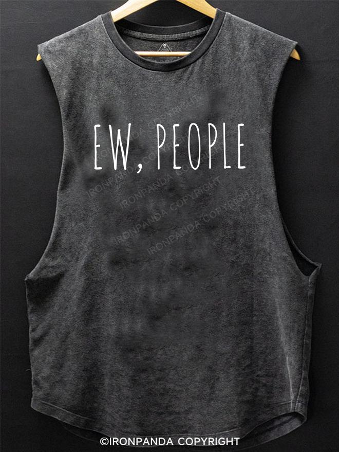 ew people SCOOP BOTTOM COTTON TANK