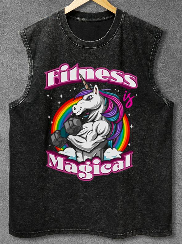 FITNESS MAGICAL Washed Gym Tank