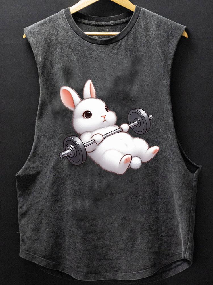 rabbit bench press BOTTOM COTTON TANK