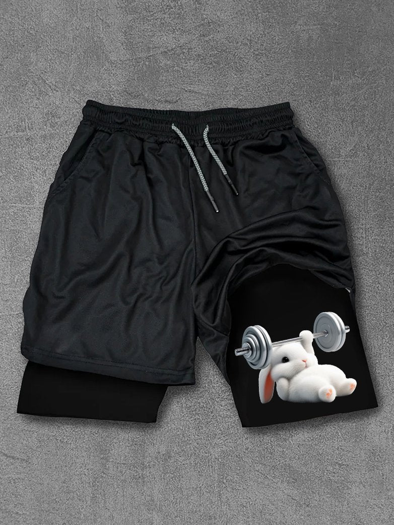 rabbit bench press Performance Training Shorts