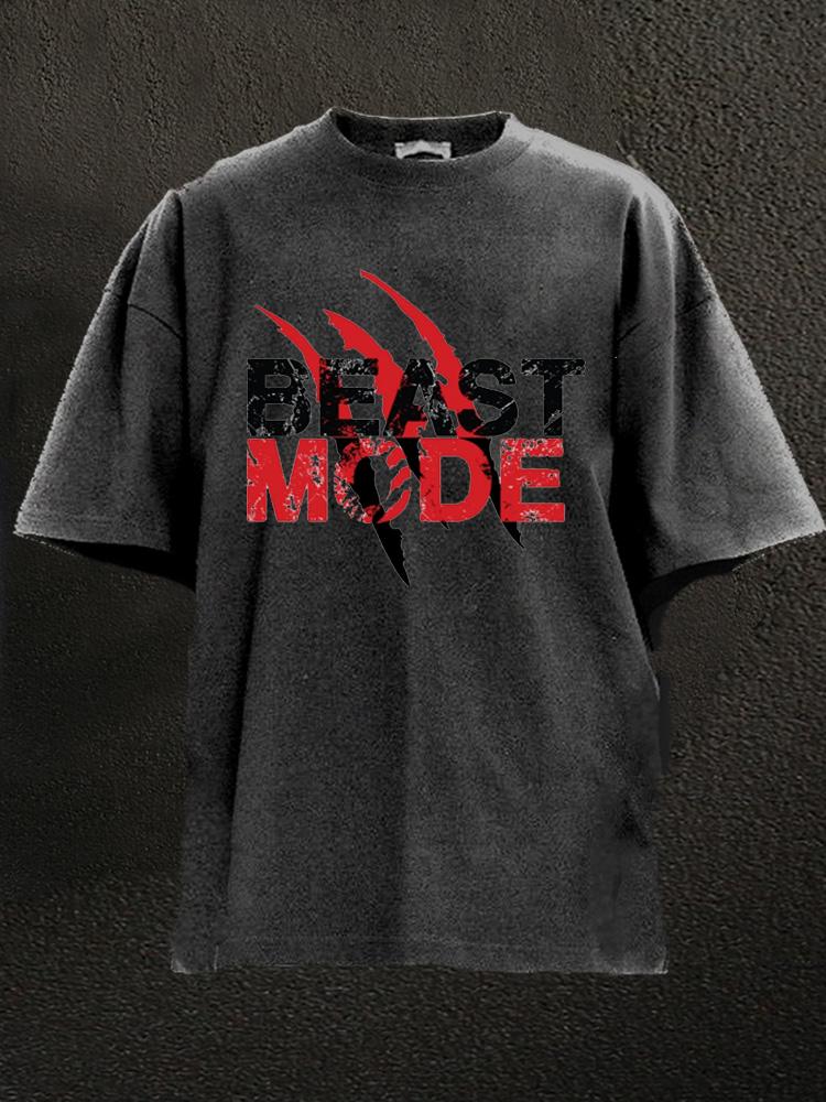 Beast Mode Washed Gym Shirt