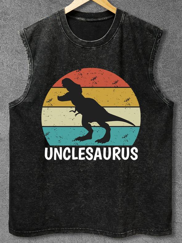 unclesaurus Washed Gym Tank