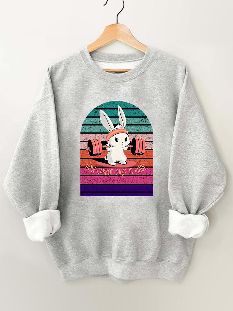 HOW CARROT CAKE IS MADE Gym Sweatshirt