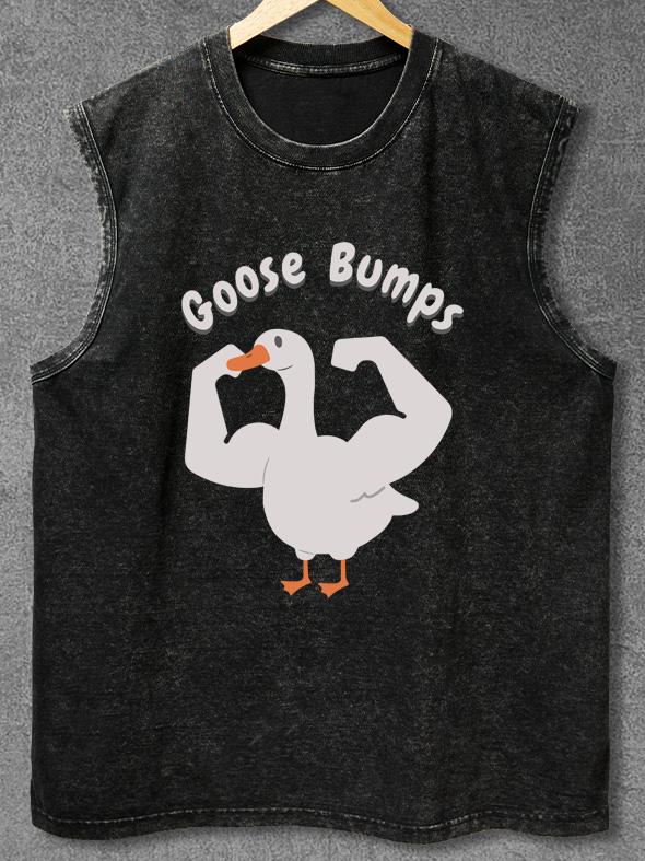 GOOSE BUMPS Washed Gym Tank