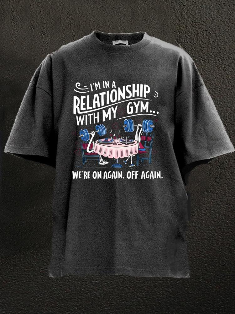 Gym Relationship Washed Gym Shirt