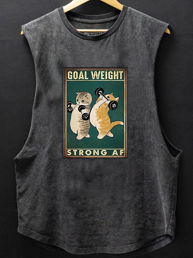 Goal Weight Strong AF BOTTOM COTTON TANK