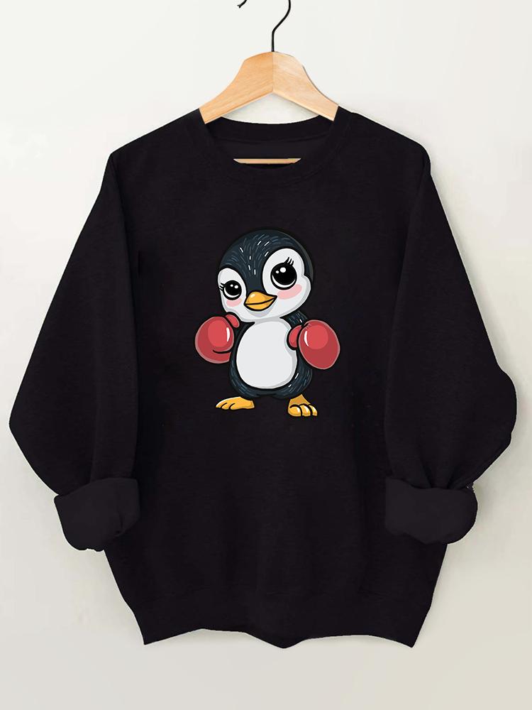 Boxing Penguin Gym Sweatshirt