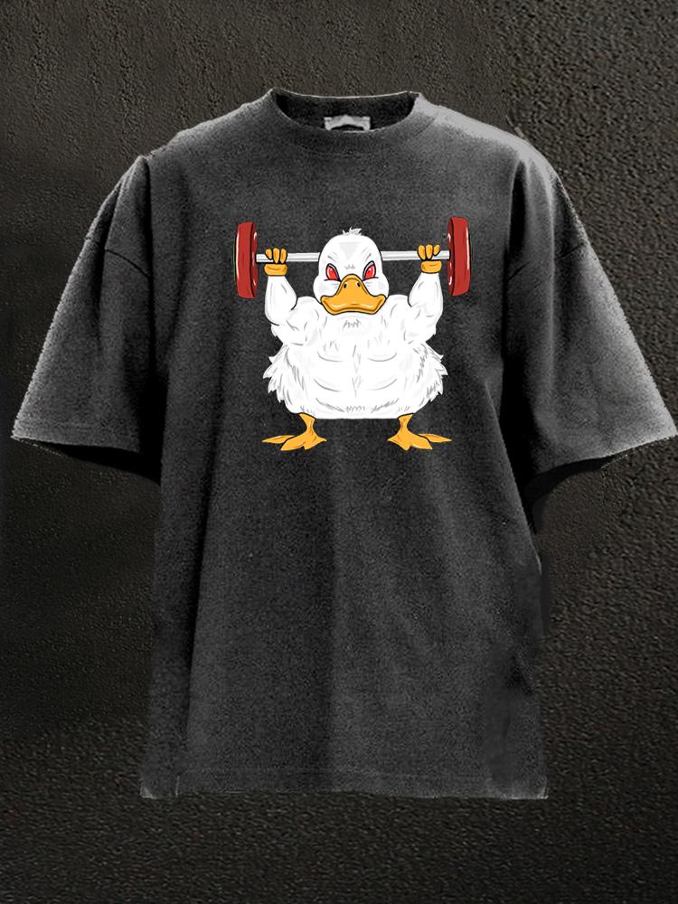 Strong duck Washed Gym Shirt