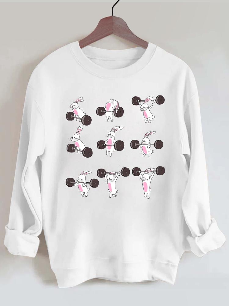 Ironpanda Lift Heavy Rabbit Gym Sweatshirt