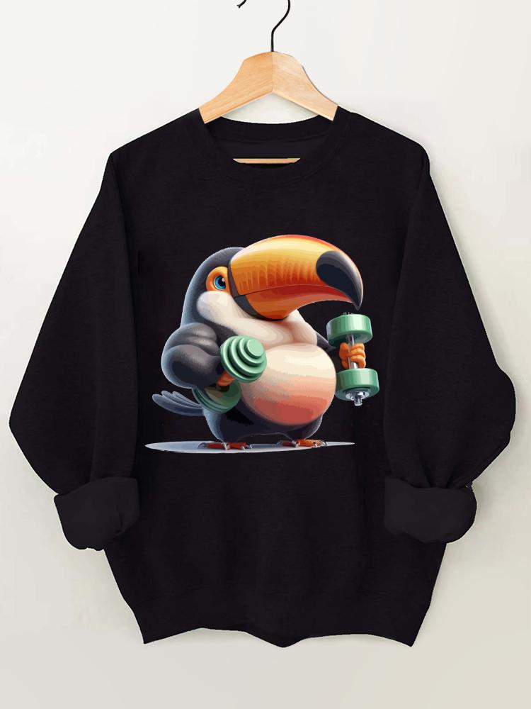 Ironpanda Lift Heavy Toucan Gym Sweatshirt