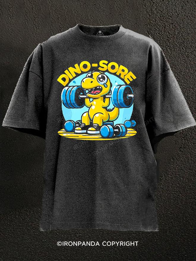 Dinosaur Workout Washed Gym Shirt